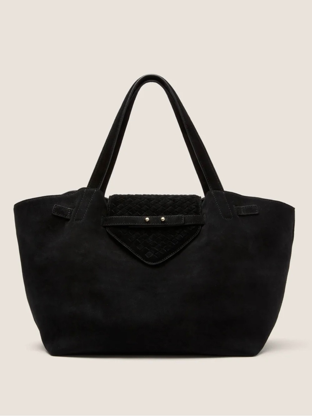 Tuckernuck Black Suede Blaine Tote new nvr worn in original box won’t lv up long